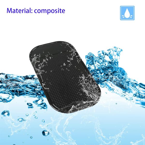 1 Pc Car Dashboard Sticky Pad | Anti-Slide Fixate Sticky Mat Pad for Car Dashboard | Anti-Slide Sticky Pad for Cell Phone, Keys, Glass, Mirrors (Black) - Image 7