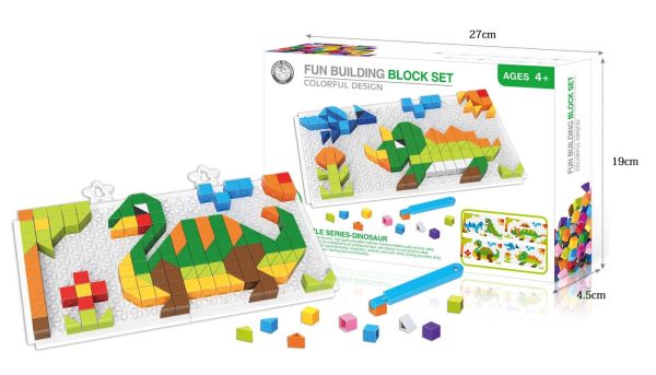 Building Block Set For Kids | Best Quality Block Table Toy For Kids - Toys For Boys & Girls - Building Blocks with Table ( Random design  ) - Image 3