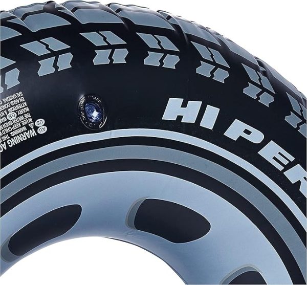 Intex Giant Tire Tube 36 Inch Swim Ring For Summer | Swimming Pool Tube for Kid's | Big Size Cool Black Wheel Tire Men Swimming Ring  - Image 6