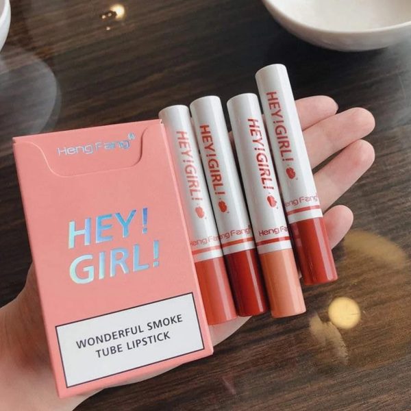 4-in-1 Trending Lipstick Set – Cigarette-Shaped Matte Lipsticks, Long-Lasting, Easy to Apply, Non-Sticky & Fade-Resistant Lip Gloss for Makeup Lovers - Image 4