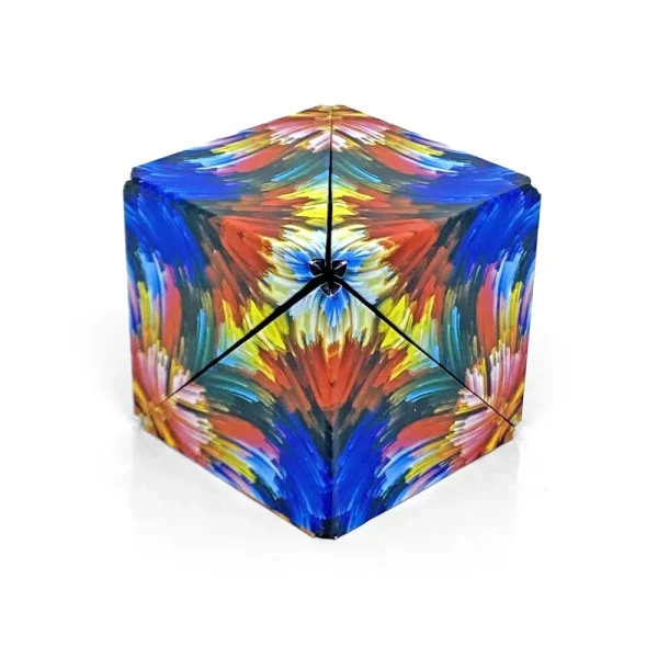 1pc 3D Magic Cube Geometric Space Three-dimensional Decompressing Toy - Shashibo Cube | Cube For Kids | Toys For Babies - Random Color - Image 3