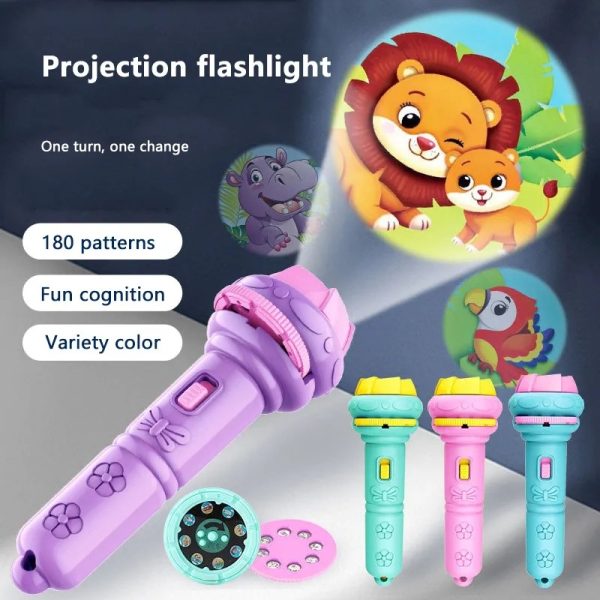 Mini Flashlight Projector Toy for Kids – Includes 3 Slides with 24 Random Images – Fun Educational Light Projection Toy for Boys & Girls - Image 7
