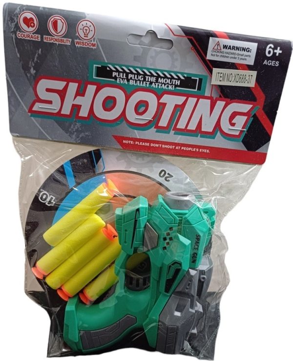 Plastic Soft Bullet Gun Promotional Toys Toy Guns Soft Bullets Soft Bullet Pistol -  Soft Bullet Shooting Gun - Random Color - Image 6