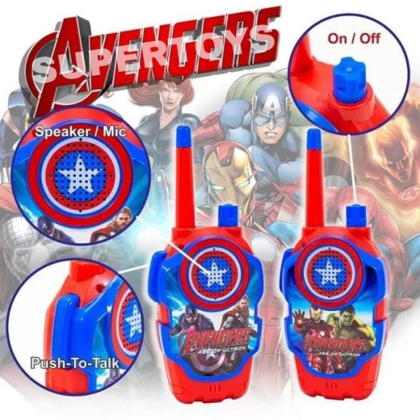 Spiderman Walkie Talkie Toy Set for Kids – Fun Two-Way Radio Communication Toy Gift for Boys and Girls Ages 4–5 Years | Superhero-Themed Play Phone for Imaginative Play - Image 12