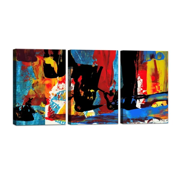 3D  Wall Art Panels Frame Canvas painting Modern Wall Art SET OF 3 - Image 5