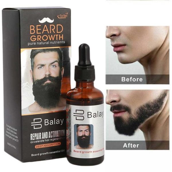 Get Balay Original Beard Growth Essential Oil for Men – Pure Natural Nutrients – Accelerates Hair Regeneration – Deep Absorption – Buy Now – Best Selling Product for Beard Repair & Activation - Image 6