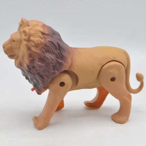 Battery Operated Lion with Light Sound & Walk, Funny Electric Lion Cartoon Toy, Forest Animal Wild Animal Toy - Image 4