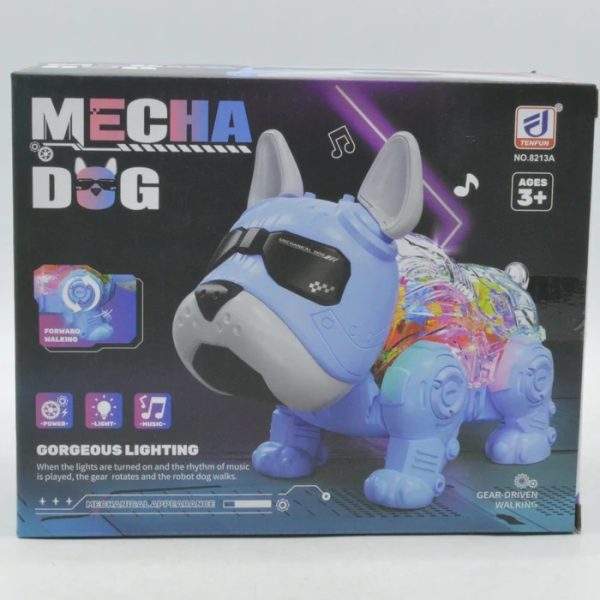 Mecha Dog Interactive Robot Toy - Walking, Music & Lights for Kids Ages 3+ | Best Quality Toy - Random Color - Image 2