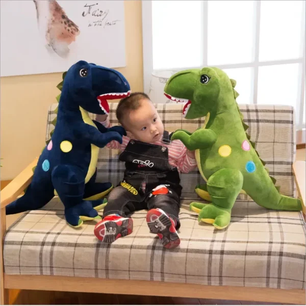 30cm Dinosaur Plush Toy for Kids | Soft & Cuddly Dino Stuffed Animal for Boys & Girls | Premium Quality Dino Soft Toy for Babies & Toddlers – Random Color - Image 2