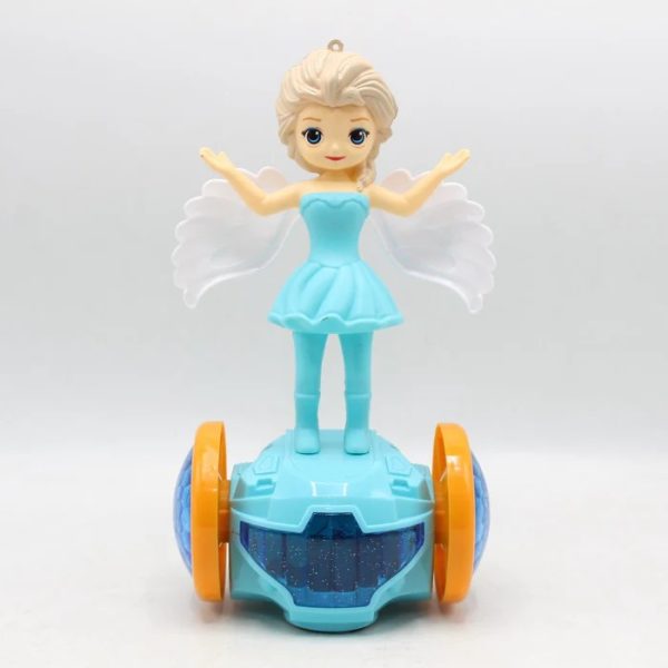 Princess Balance Car With Light & Music | Best Quality Princess Doll | Doll For Baby Girls | Random Color - Image 9