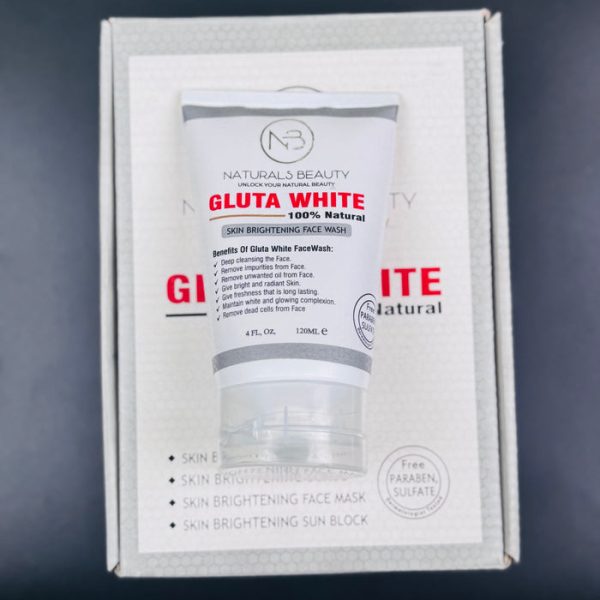 Gluta White Original Skin Brightening Face Wash – Glow Naturally! 120 ml - Image 5