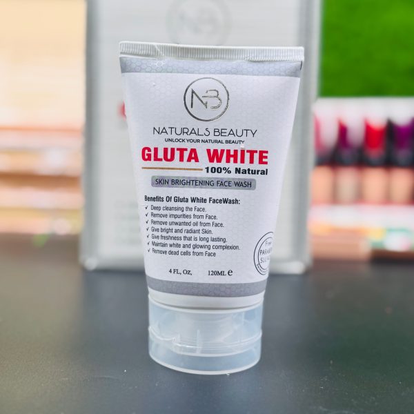 Gluta White Original Skin Brightening Face Wash – Glow Naturally! 120 ml - Image 4