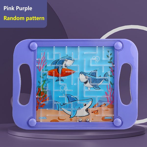 Cartoon Animal Handheld Balance Ball Maze Board Toys for Kids Birthday Party Favors Christmas Gift Goodie Bag Pinata Filler - Random Color - Image 11