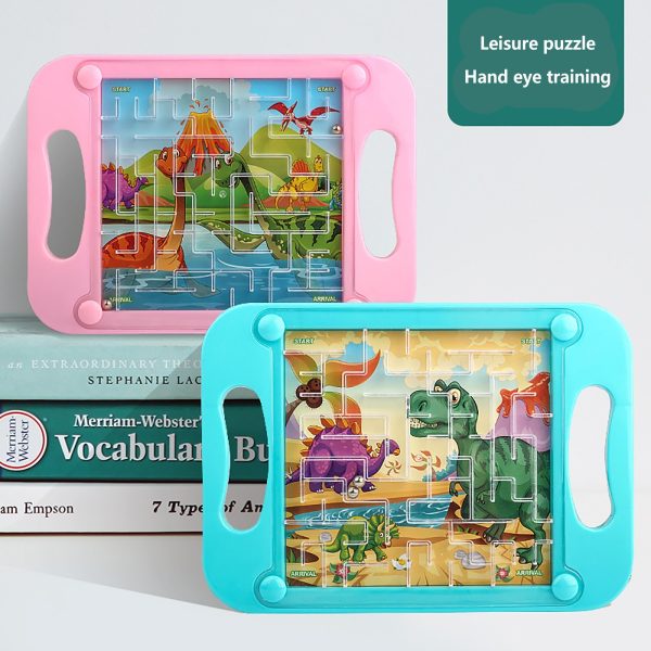 Cartoon Animal Handheld Balance Ball Maze Board Toys for Kids Birthday Party Favors Christmas Gift Goodie Bag Pinata Filler - Random Color - Image 12