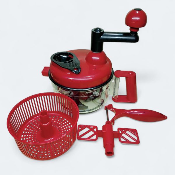 Manual Hand Multifunction Speedy Vegetable Quick chopper | Quick Chopper Vegetable - Onion Chopper | Kachomer Salad Machine ( random color ) - Image 6