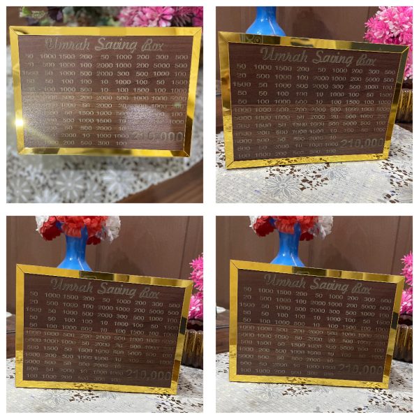 Umrah Saving Box - Box For Umrah Saving | Umrah Saving Box - Best Quality Umrah Saving Box - 210,000 Umrah Saving Box ( Random Design ) - Image 15
