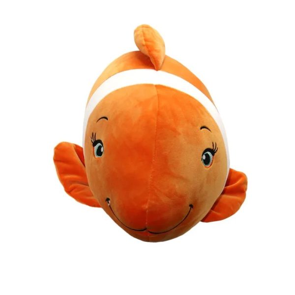 Cute Clown Fish Soft Stuffed Plush – 65cm Large Cartoon-Inspired Plush Toy for Kids, Toddlers & Plush Collectors – Adorable Nemo-Style Ocean Animal Pillow for Cuddling, Gifting & Room Decor - Random Color - Image 5
