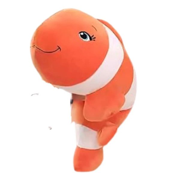 Cute Clown Fish Soft Stuffed Plush – 65cm Large Cartoon-Inspired Plush Toy for Kids, Toddlers & Plush Collectors – Adorable Nemo-Style Ocean Animal Pillow for Cuddling, Gifting & Room Decor - Random Color - Image 6