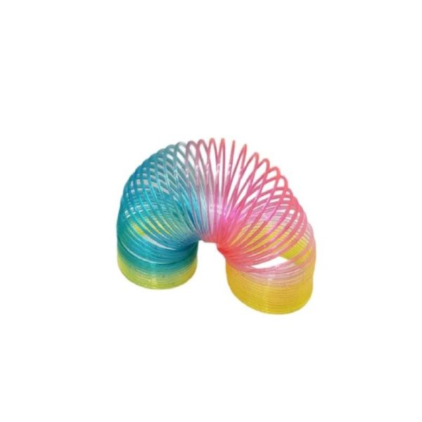 3 In 1 Rainbow Vibrant Circle Spring Set - Rainbow Ring Toy For Kids (36 Pcs) | Babies Toys  - Image 3