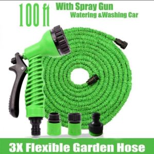 Expandable Magic Hose Pipe – 100 Ft / 50ft Flexible Garden Water Hose with Spray Nozzle, Leak-Proof Lightweight Design for Easy Storage and Outdoor Watering – Random Color
