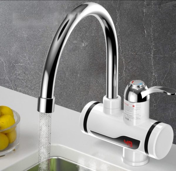 (NW000402) Electric Water Heating Faucet ,Tap for Kitchens and Bathrooms |   Display | Hot Water (with shower )