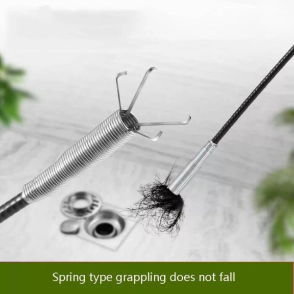 Stainless Steel Sink Wire | Drain Cleaner Wire Spring Sink Cleaning Stick - Image 8
