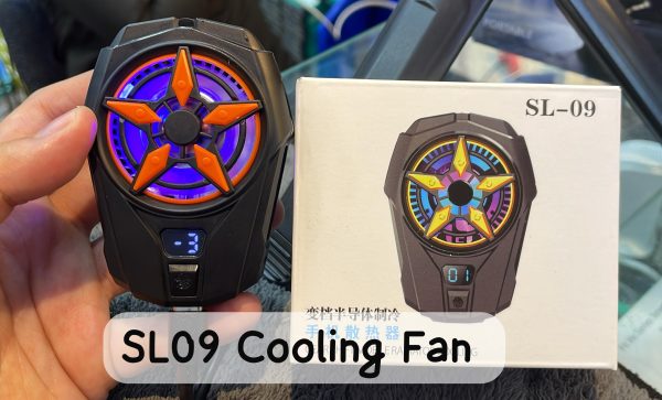 SL09 Practical Phone Cooler Fan, Easy To Carry, Smart Digital Display, Rear Phone Radiator, Fast Cooling ( Random Color ) - Image 3