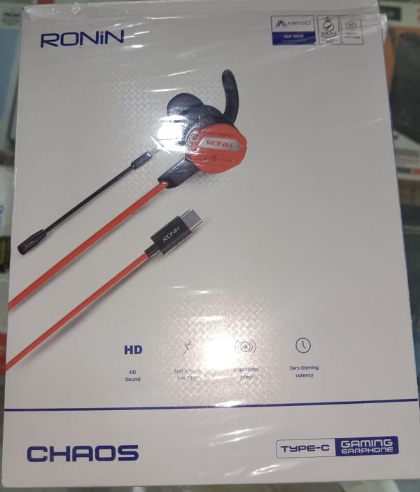 Ronin R-007 TYPE-C Gaming Handsfree | Dual Microphone Setup | Ergonomic Design | Universal Compatibility | Lightweight Build - Image 2