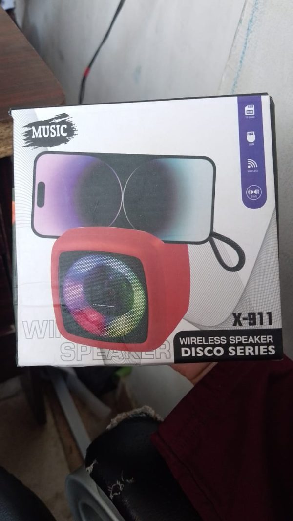 X-911 Professional Designer X-911 Speaker BT Wireless Speaker High Quality Audio Box Speaker Portable - Random Color  - Image 7