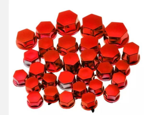 30pcs/set High Quality Chrome Plating Plastic Motorcycle Screw Nut Cover Cap Nut Bolt Decoration For Engine Transmission - Image 6