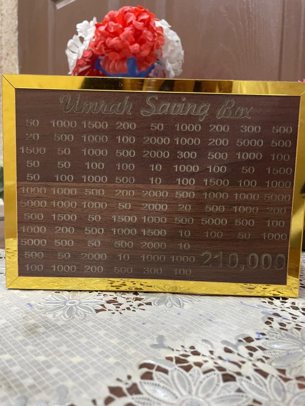 Umrah Saving Box - Box For Umrah Saving | Umrah Saving Box - Best Quality Umrah Saving Box - 210,000 Umrah Saving Box ( Random Design ) - Image 12