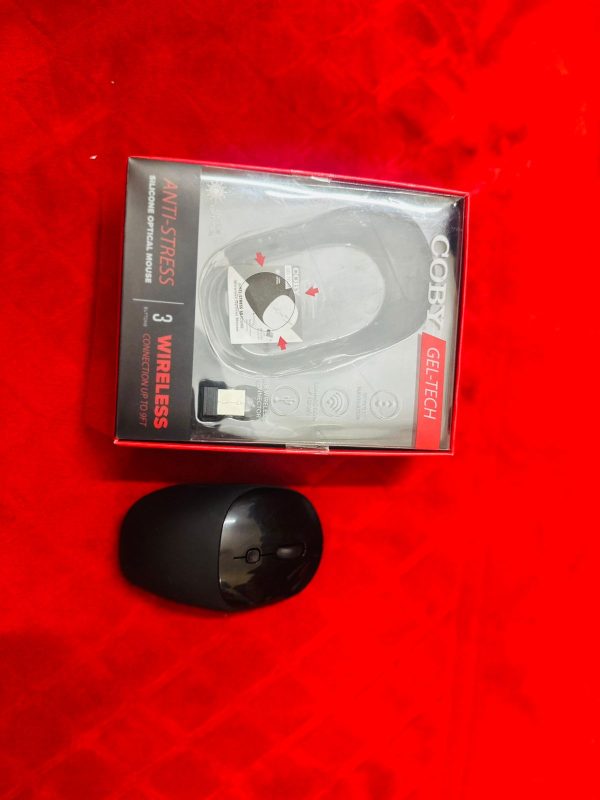 Computer / Laptop Mouse COBY Gel-Tech Anti-Stress Silicon Optical Wireless Mouse - (3-Button | Laser Optical | Wireless Range up to 9ft) - Image 7