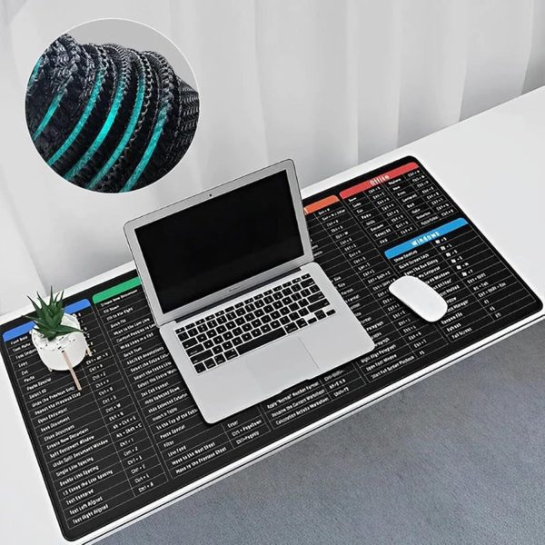 Shortcut Keyboard MAT Office PS Lock Edge CAD/WO/AI/Excel/CDR/PPT Keyboard Table Mat Consignment 30x80cm - Image 4