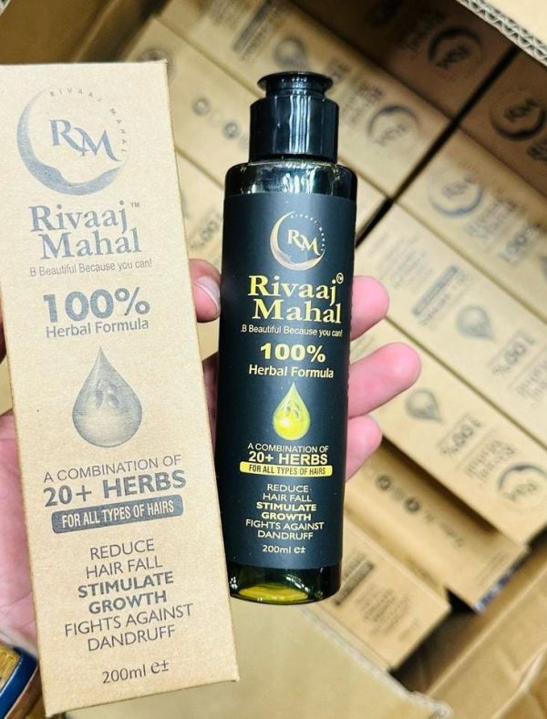 Rivaaj Hair Oil Hair Food Organic Hair Problem Solution 200 ml | Best Quality Hair Food Oil - Image 4