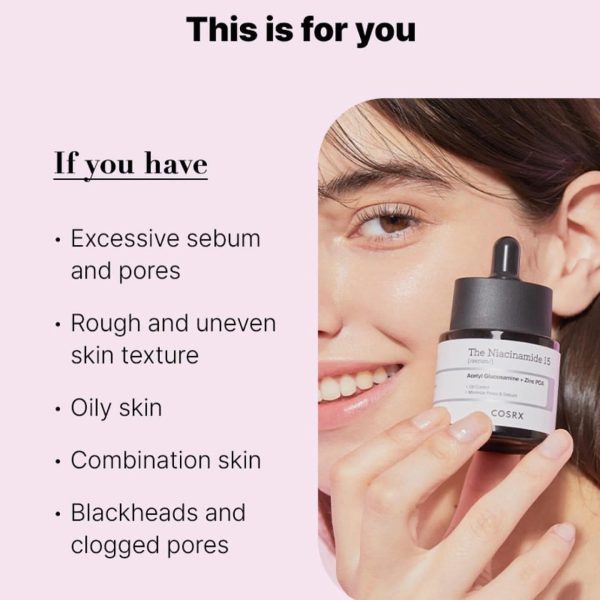 COSRX The Niacinamide 15 Serum – 20ml Target Blemishes | Refine Pores | Brighten Skin - Image 5