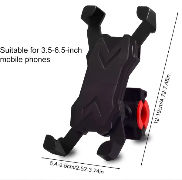 Mobile Phone Holder Stand for Bicycle & Motorcycle – Universal 360° Rotation Mount ( random color) - Image 6