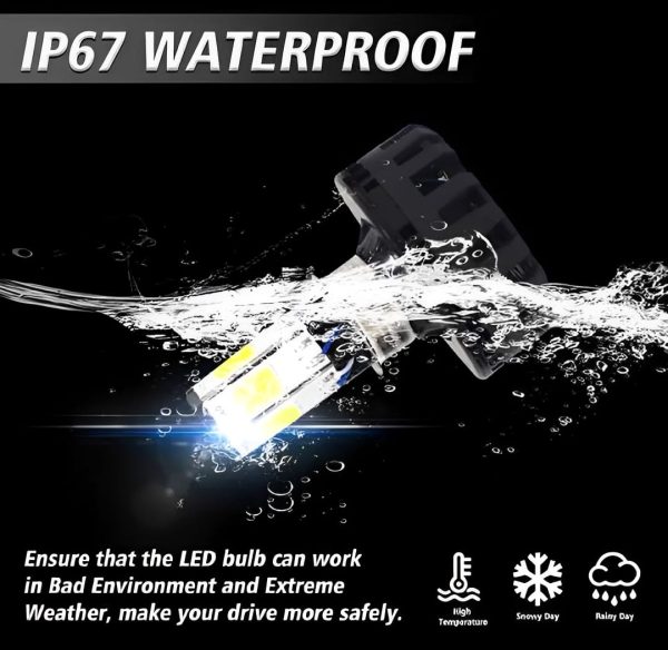 M6 LED Universal Headlight with Fan for All Bikes | universal fitting 3 function High/Low and flasher light - Image 4