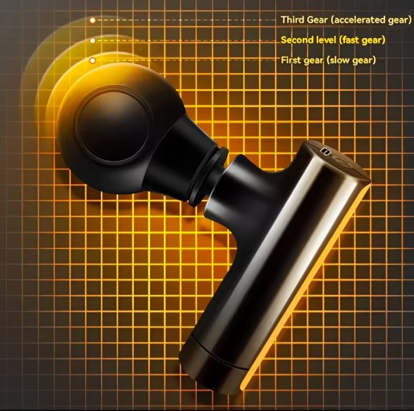 Mini Rechargeable Fascial Gun – Portable Deep Muscle Massager for Pain Relief and Relaxation - Random Color - Image 10
