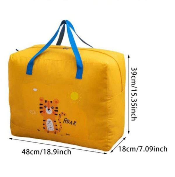 Adorable Baby Dinosaur-Themed Cloth Organizer and Storage Handbag – Portable, Lightweight, and Multi-Functional Nursery Storage Solution for Baby Essentials, Toys, Diapers, and Clothes - Random Color - Image 2
