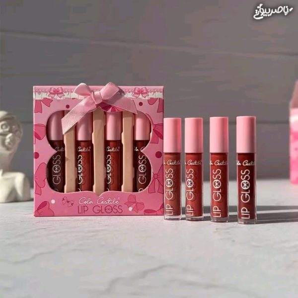 4-Piece Color Castle Bow Lip Gloss Set – Cute Bow Design, Vibrant Shades, Smooth & Glossy Finish - Image 6