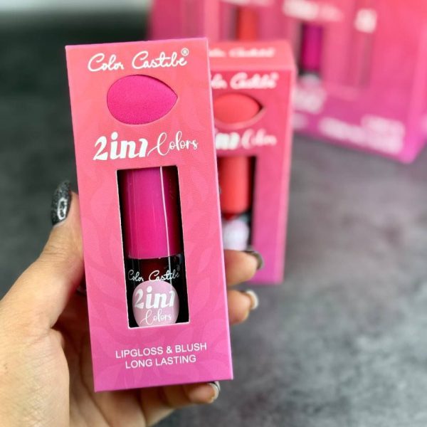 Moccallure Professio2 in 1 Makeup Deal – Color Castile Lip Gloss & Blush | Liquid Beauty Combo | Long-Lasting Radiance | Dual-Use Magicnal 18-Colors Lipstick Kit – Long-Lasting, Hydrating & Compact | Unisex Makeup Set (Copy) - Image 9