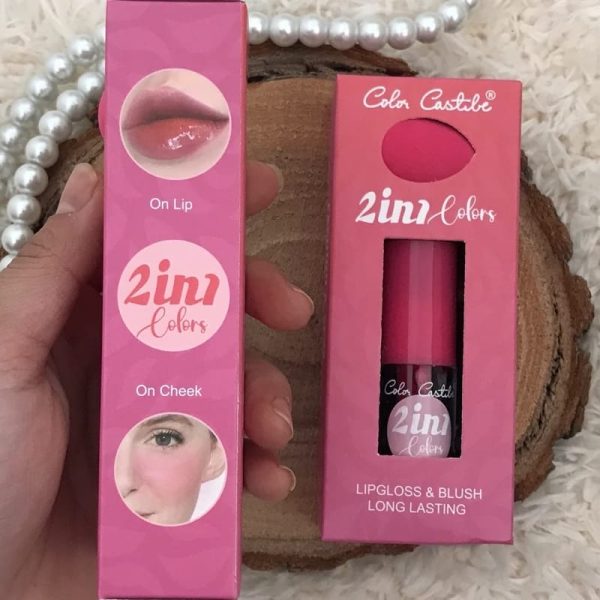 Moccallure Professio2 in 1 Makeup Deal – Color Castile Lip Gloss & Blush | Liquid Beauty Combo | Long-Lasting Radiance | Dual-Use Magicnal 18-Colors Lipstick Kit – Long-Lasting, Hydrating & Compact | Unisex Makeup Set (Copy) - Image 4