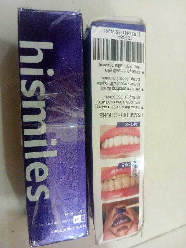 (NW000391) Teeth Brightening Hismiles V34 Colour Corrector Serum - 30ml | Hismile For Teeth Brightening - Image 2