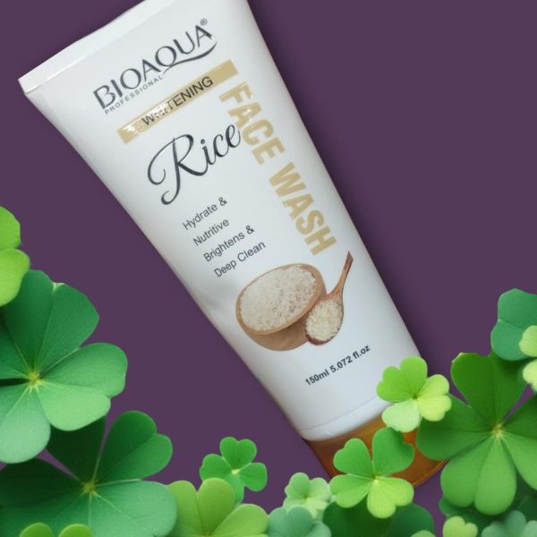 BioAqua Brightening Rice Face Wash | Rice Extract | Deep Cleansing Moisturizing formula (150ml) - Image 2
