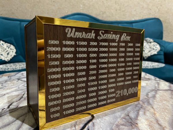 Umrah Saving Box - Box For Umrah Saving | Umrah Saving Box - Best Quality Umrah Saving Box - 210,000 Umrah Saving Box ( Random Design ) - Image 4