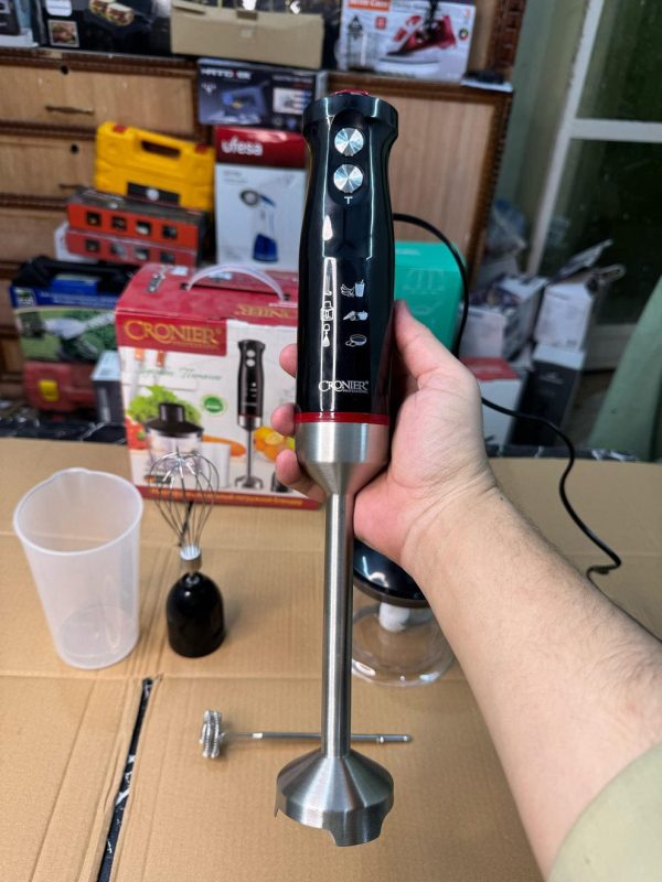 RASSIAN LOT Cronier 5-in-1 Hand Blender Set – Multifunctional Chopper, Blender, Whisk & Coffee Beater - Image 7