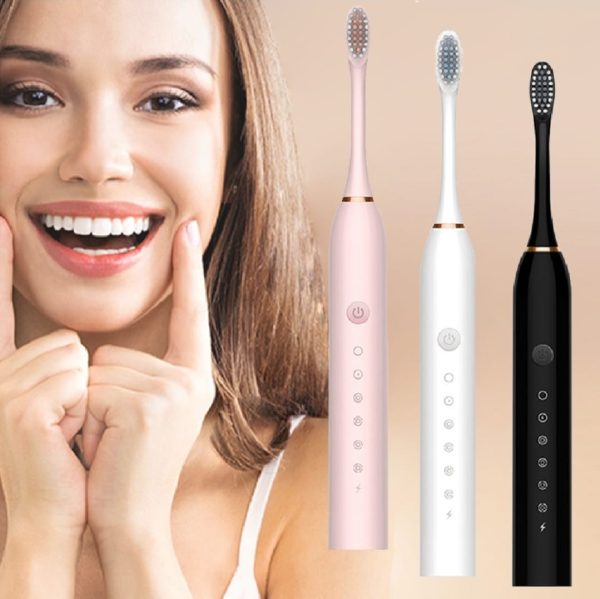 Sonic Electric Toothbrush for Adults IPX7 Waterproof DuPont Brush Head USB Rechargeable High Frequency Cleaning 6 Cleaning Modes - Image 5