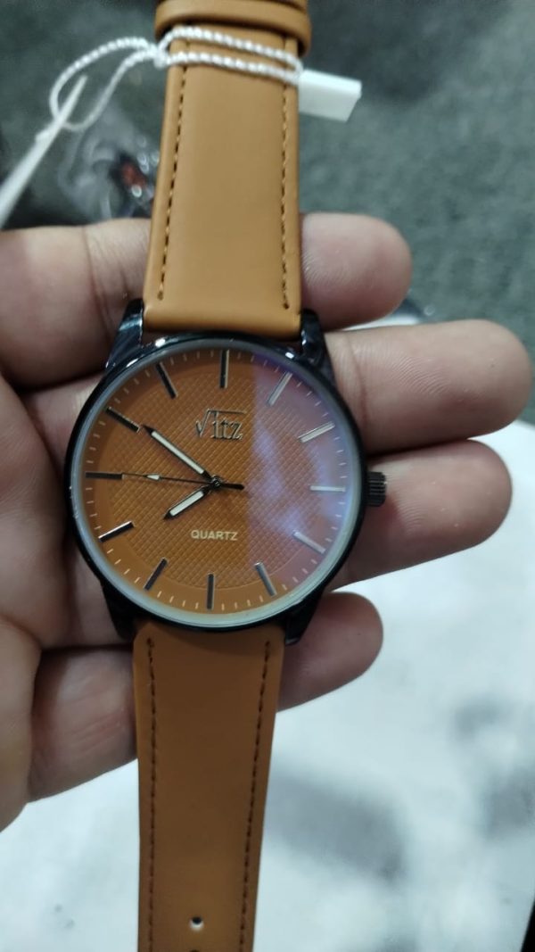 Stylish Brown Watch | itz | Quartz | New Fashion Design - Image 4