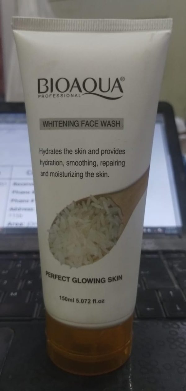 BioAqua Whitening Face Wash | Perfect Glowing Skin [150ml] - Image 2
