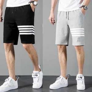 [Pack Of 2] Sleeping Short Trouser For Men | New Good Quality Fabric Shorts